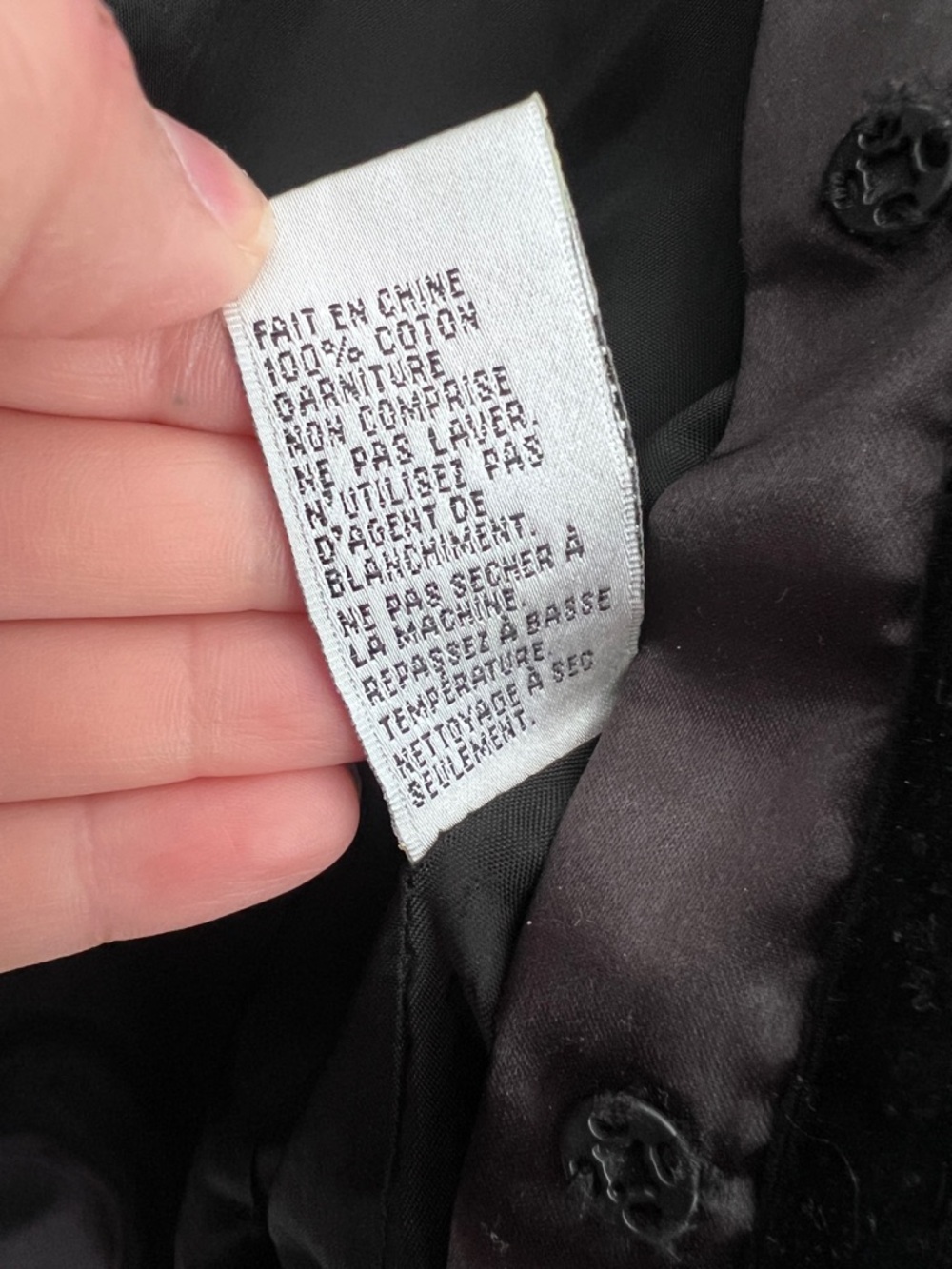 Black Women's Structured Velvet Jacket - Picture 6 of 6